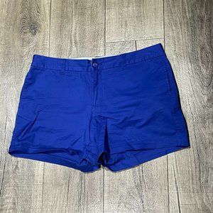 GAP Blue "Khakis by GAP The 4" Short" Womens Size 14 NWT  (SKU: 10W)